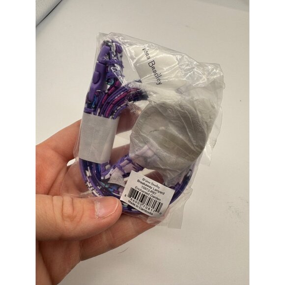 Vera Bradley Enchanted Garden Patterned Breakaway Lanyard - Picture 3 of 3